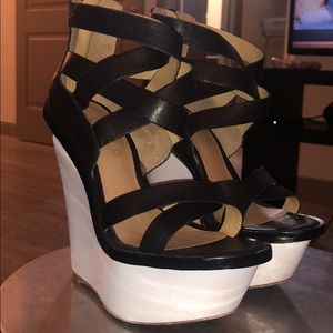 L.A.M.B. Platform Wedges size 5.5